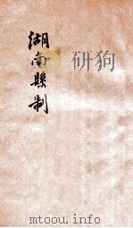 湖南县制     PDF电子版封面     
