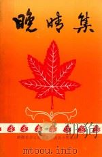 晚晴集   1995  PDF电子版封面    湖南长沙《晚晴集》编辑小组编 