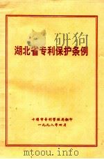湖北省专利保护法条例（1998 PDF版）