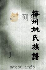 梅州姚氏族谱  第1册   1992  PDF电子版封面    姚美良主编 