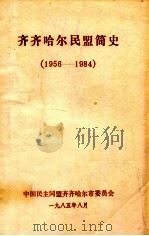 齐齐哈尔民盟简史  1956-1984   1985  PDF电子版封面    周宗鲁主编 