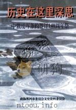 黑河文史资料  第1辑  历史在这里深思  中俄瑷珲条约140周年及祭   1998  PDF电子版封面    中国人民政治协商会议黑龙江省黑河市委员会文史资料委员会编 