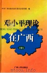 邓小平理论在广西  中   1999  PDF电子版封面  721904030X  中国广西壮族自治区委员会宣传部编 