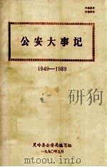 蕉岭公安大事记  1949-1989（1990 PDF版）