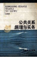 公共关系原理与实务   1994  PDF电子版封面  7535520006  沈国清编著 