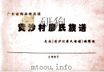 广东省梅县桃尧镇  黄沙村廖氏族谱（1997 PDF版）