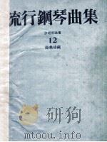 流行钢琴曲集  12  经典珍藏     PDF电子版封面    许经燕编著 