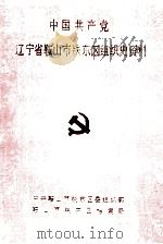 中国共产党辽宁省鞍山市铁东区组织史资料  1945-1987（ PDF版）