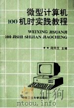 微型计算机100机时实践教程   1993  PDF电子版封面  7810205994  蒋外文主编 