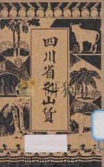 四川省之山货  上   1934  PDF电子版封面    重庆中国银行编辑 