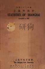 上海市统计   1933  PDF电子版封面    上海市地方协会编 