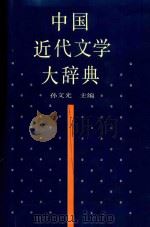 中国近代文学大辞典  1840-1919   1995  PDF电子版封面  7806300066  孙文光主编 