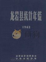 龙岩县统计年鉴  1962（1963 PDF版）