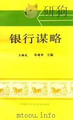 银行谋略   1993  PDF电子版封面  7504612553  王树武，郭靖华主编 