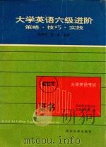 大学英语六级进阶  策略·技巧·实践   1993  PDF电子版封面  756040605X  朱继武，王虹编著 