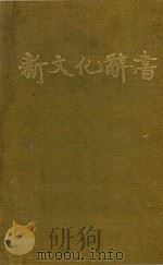 新文化辞书   1924  PDF电子版封面    唐敬杲编 