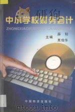 中小学校财务会计   1999  PDF电子版封面  7504715239  薛钊，吴伯华主编 