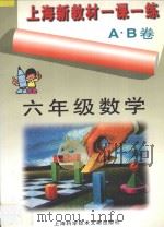 上海新教材一课一练 A.B卷 六年级数学   1997  PDF电子版封面  7543911280  本书编写组编 