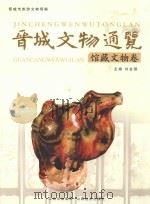 晋城文物通览  馆藏文物卷     PDF电子版封面     