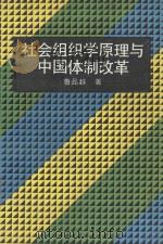 社会组织学原理与中国体制改革   1992  PDF电子版封面  7300013163  鲁品越著 