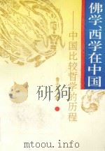 佛学、西学在中国  中国比较哲学的历程   1994  PDF电子版封面  7805910774  鲁子平著 