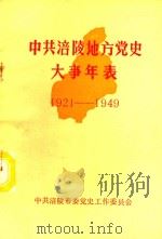 中共涪陵地方党史大事年表  1921-1949（1986 PDF版）