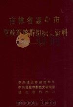 中国共产党吉林省通化市组织史资料  1926-1987   1992  PDF电子版封面     
