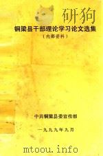 铜梁县干部理论学习论文选集（1999 PDF版）