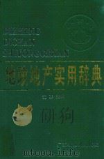 地政地产实用辞典   1996  PDF电子版封面  7805223572  沈彭主编 