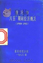 重庆市“六五”期间经济概况  1980-1985     PDF电子版封面     
