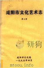 咸阳市文化艺术志  第3册（1995 PDF版）