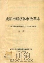 咸阳市经济体制改革志  上（1992 PDF版）