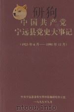 中国共产党宁远县党史大事记  1923.6-1995.12（1999 PDF版）