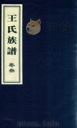 王氏族谱  卷3（1992 PDF版）