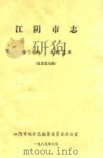 江阴市志  卷34  文化艺术  征求意见稿（1989 PDF版）
