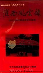 安徽省中共党史资料丛书  淮西风云录（1992 PDF版）
