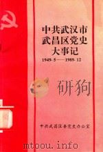 中共武汉市武昌区党史大事记  1949-1989（1994 PDF版）
