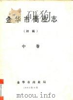 金华市商业志  初稿  中（1993 PDF版）