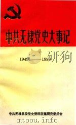 中共无棣党史大事记  1949-1993（1994 PDF版）