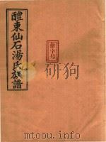 醴东仙石汤氏族谱  8（ PDF版）