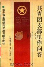 共青团支部工作问答   1991  PDF电子版封面  7211017309  叶祥霖主编；福建省团校编 