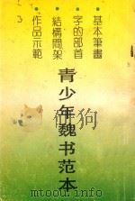 青少年魏书范本   1994  PDF电子版封面  7805826293  廖平书 