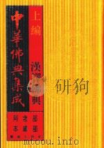 中华佛典集成  2  上  汉译佛典  阿含部  本缘部   1996  PDF电子版封面  7800618528  《中华佛典集成》编委会编辑 