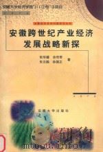 安徽跨世纪产业经济发展战略新探   1999  PDF电子版封面  7810522558  张华镛等著 