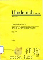室内乐曲-为中提琴和大型室内乐队而作     PDF电子版封面    何荣注释 