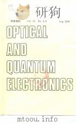 OPTICAL AND QUANTUM ELECTRONICS Vol.32  No.6-11     PDF电子版封面     