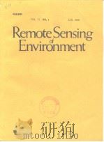 Remote Sensing of Environment  VOL.71  NO.1-3     PDF电子版封面     
