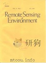 Remote Sensing of Environment  VOL.73  NO.1-3     PDF电子版封面     