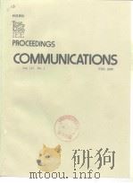 PROCEEDINGS COMMUNICATIONS Vol.147 No.2-5     PDF电子版封面     