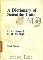 A Dictionary of Scientific Units（ PDF版）